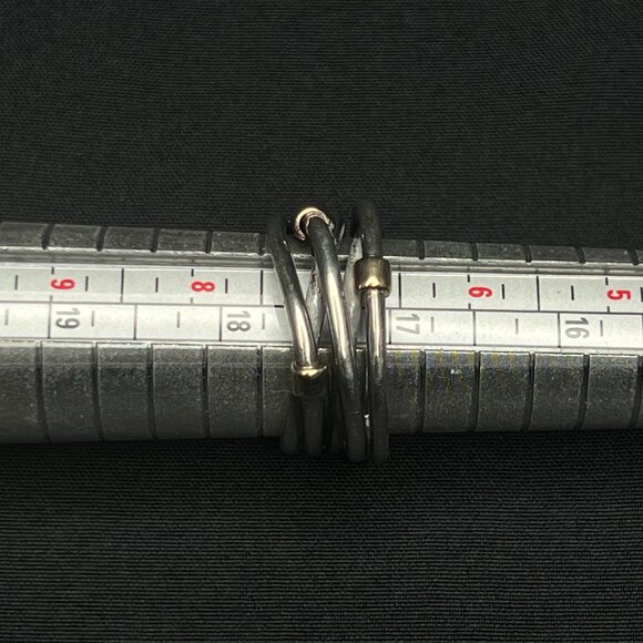 Pandora Two-Tone Rope Ring - Picture 4 of 5